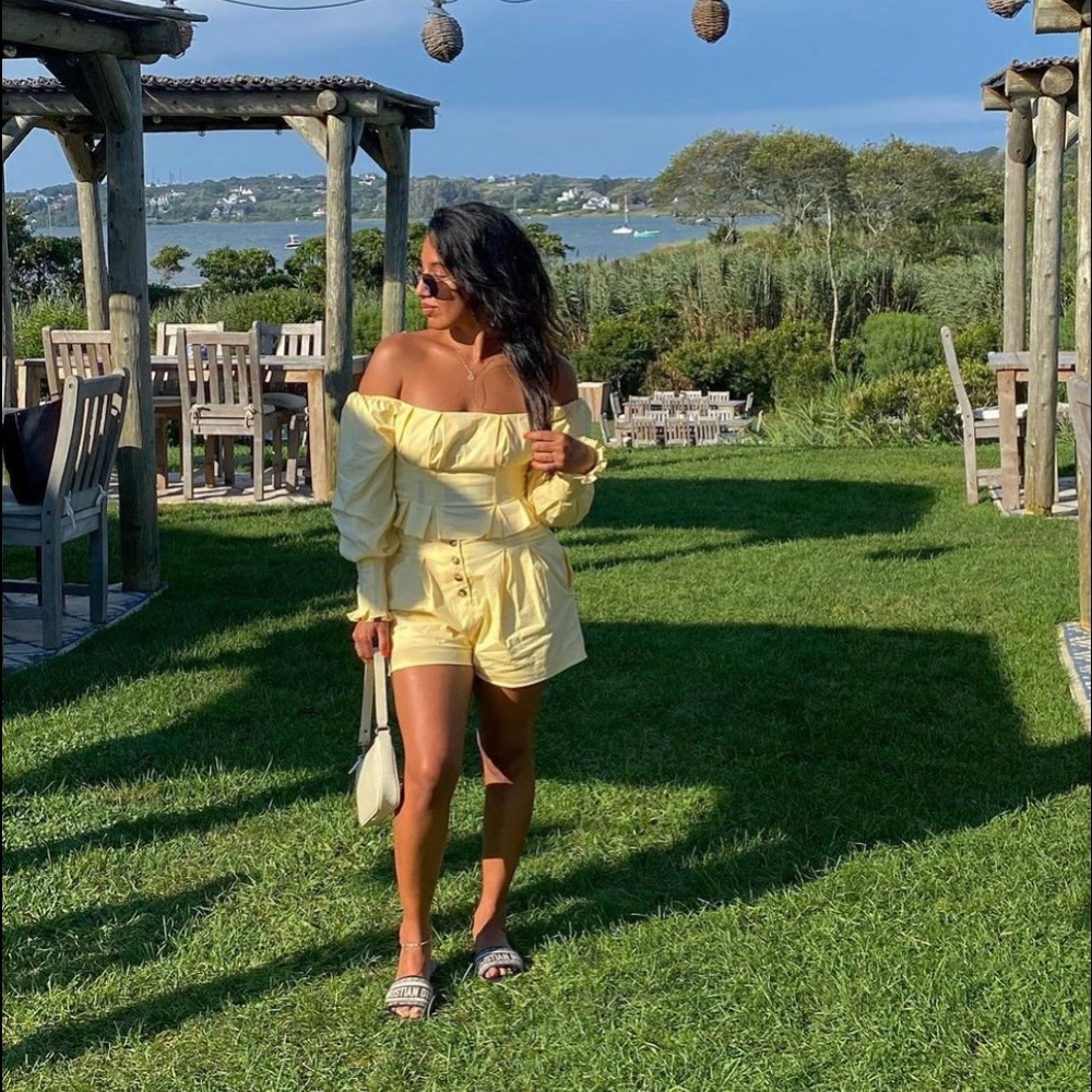 Camila Coelho small yellow set